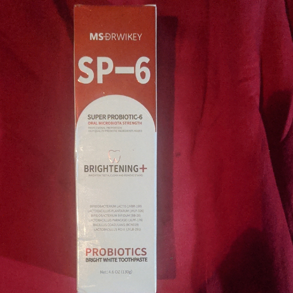 MSDRWIKEY SP-6 Probiotic Toothpaste, (NIB)